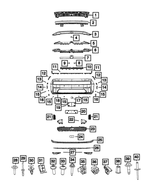 Front Bumper and Fascia for 2024 Dodge Charger Daytona #0