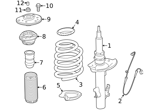 Struts & Components for 2022 Land Rover Discovery Sport #2