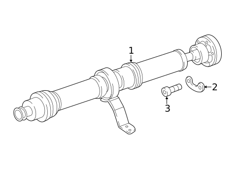 Drive Shaft for 2017 Audi A6 Quattro #0