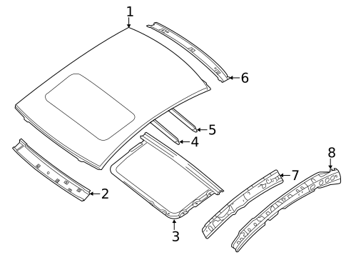 Roof & Components for 2013 Nissan Sentra #0