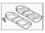 89100A7870K4K - Body: Cushion Assembly for Kia: Forte5 Image