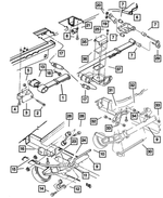 5006405AC - : Rear Leaf Spring for Mopar Image