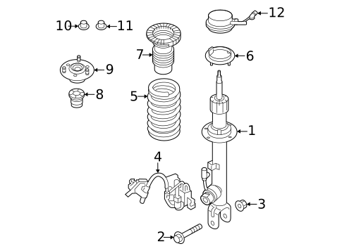 Struts & Components for 2023 Genesis G80 #2