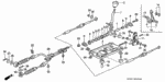 54114SM4003 - Chassis: GUIDE, CHANGE LEVER PIVOT for Honda Image