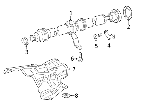 Drive Shaft for 2013 Audi A4 #0