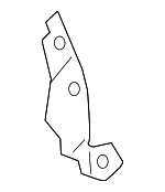 83A807083 - : Spoiler Bracket for Audi: Q3 Image