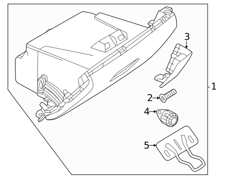 Glove Box for 2024 Fiat 500E #0
