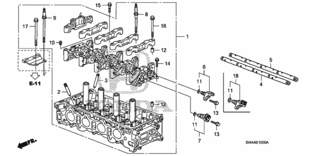 Cylinder Head for 2007 Honda CR-V #0