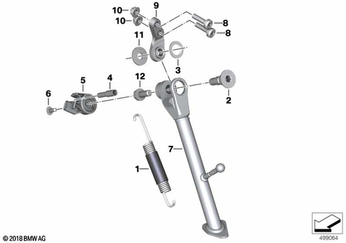Side Stand for 2019 BMW-Motorrad G 310 R #0