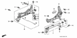 90128SR4003 - Interior/Bumper: BOLT-WASHER (8X19) for Honda Image