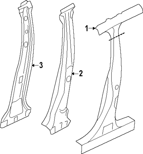 Center Pillar for 2025 Subaru Crosstrek #0