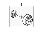 38900P8FA01 - HVAC: Clutch &amp; Pulley for Honda: Odyssey, Pilot Image