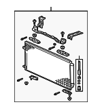 80100S0X305 - : Condenser for Honda: Odyssey Image