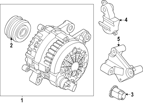 Alternator for 2024 Lincoln Nautilus #0
