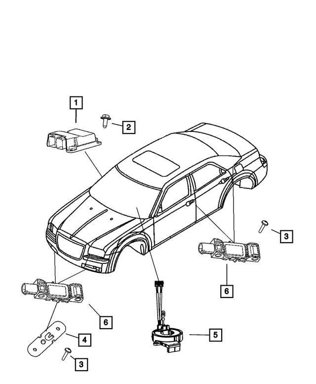 68105510AD - Restraints: Occupant Restraint Module for Mopar Image