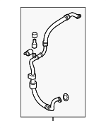 977634D910 - HVAC: Suction Hose for Kia: Sedona Image