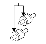 PX2813363 - Cooling System: Rear Bracket Rubber Mount for Mazda Image