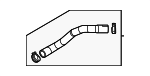 T3011518X - Cooling System: Water Outlet Hose for Mazda Image