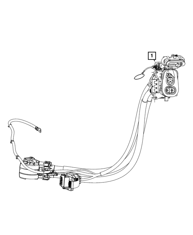 68551902AB - High Voltage Powertrain Systems: Auxiliary Socket for Mopar Image