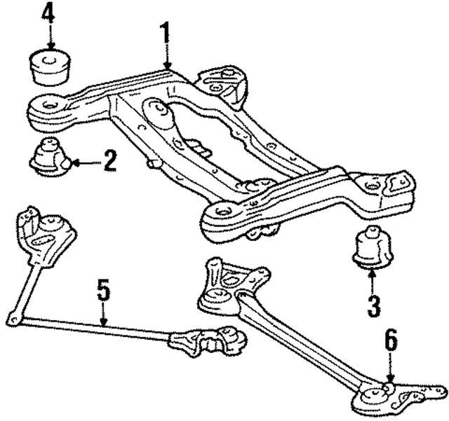 5221330070 - Suspension: Suspension Crossmember Stop for Lexus Image