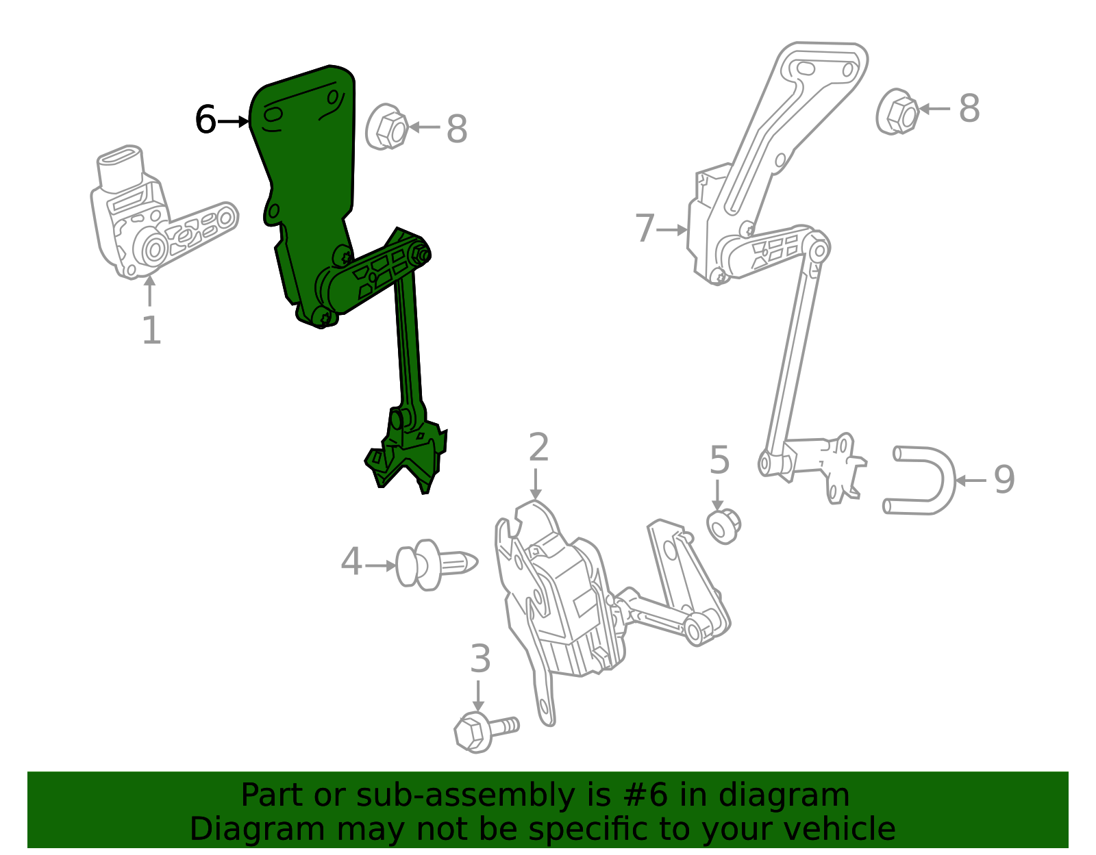 212-905-01-03 - High-Quality Headlight Level Sensor for 2010-2018 ...