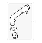 1K0129654BE - : Intake Pipe for Audi: A3, A3 Quattro, Q3, Q3 Quattro, TT, TT Quattro Image