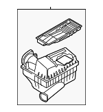 5N0129607 - : Air Cleaner Assembly for Audi: Q3, Q3 Quattro Image
