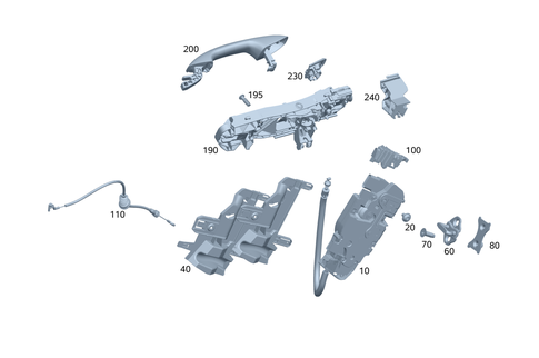 Rear Locking System for 2021 Mercedes-Benz GLA45 AMG #0