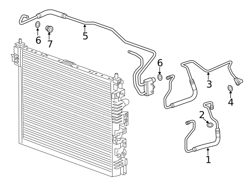 Oil Cooler for 2019 Chevrolet Equinox #0