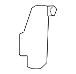 88377EZ04A - Body: Seat Hinge Cover for Nissan Image