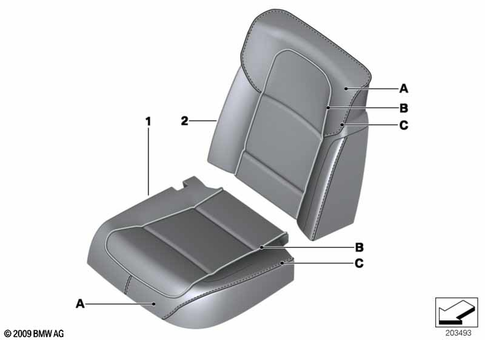 Seats Rear for 2010 BMW BMW ALPINA B7L #0