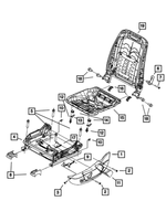 1AN571J3AA - Interior Trim: Driver Outboard Shield for Chrysler: 300 | Dodge: Charger, Magnum Image