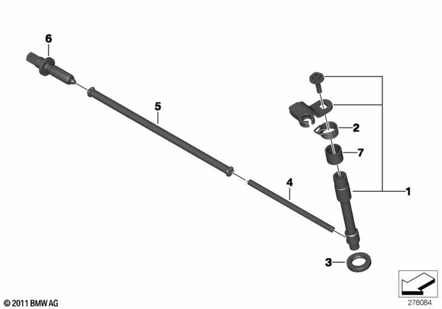 21527713925 - Clutch: Clutch Rel.Fork Lever -  for BMW-Motorrad Image