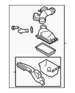 7H6Z9600A - Engine: Air Cleaner Assembly for Lincoln: MKZ Image