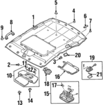 254506P014 - : Sunroof Switch for Infiniti Image