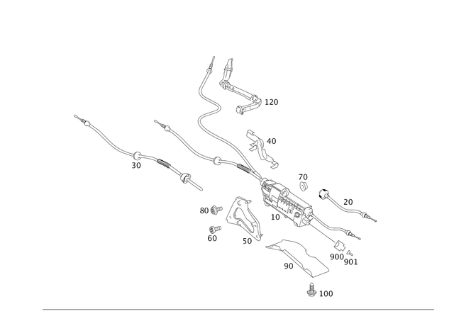 2214302949 - Brakes: Actuator Component for Mercedes-Benz: 250, 300S, CL550, S350, S400, S500, S550 Image image
