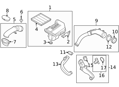 Air Intake for 2009 BMW X6 #0