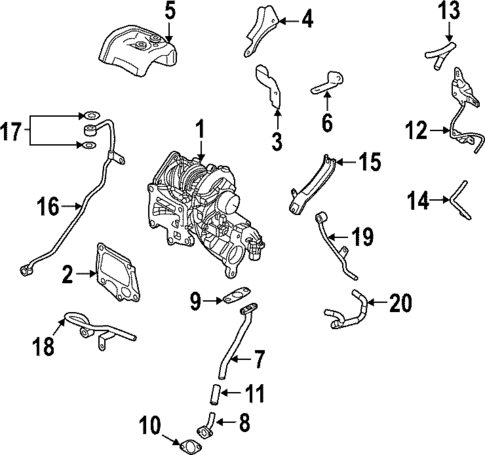Turbocharger & Components for 2023 Mazda CX-30 #0