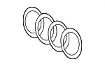 8J0853605B2ZZ - Accessories: Grille Emblem for Audi Image