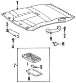 9046705021B1 - : Assist Strap Clip for Toyota: Paseo, Tercel Image