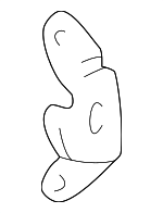 6576835020 - : Tailgate Striker Plate for Toyota: Tacoma Image