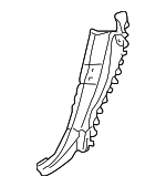 4E0809268B - Body: Pillar Reinforced for Audi Image