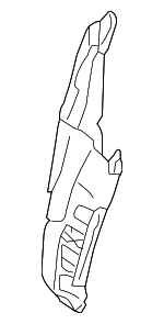 4E0809661H - Body: Filler Plate for Audi Image