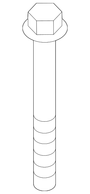 N10666702 - Body: Bumper Bracket Upper Bolt for Audi Image