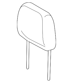 PK4Z99611A08AA - Body: Head Rest Assembly for Ford Image