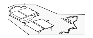 CK4Z9963840X - Body: Seat Cushion Pad for Ford Image