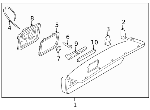 Interior Trim - Trunk for 2010 Volkswagen Jetta #0
