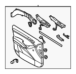 823013J080WH - : 2007 2008 Hyundai Veracruz - Door Trim Panel for Hyundai: Veracruz Image