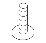 C2C30977 - Engine: Vapor Canister Bolt for Jaguar: E-Pace, F-Pace, XE, XF, XJ, XJR, XJR575 Image