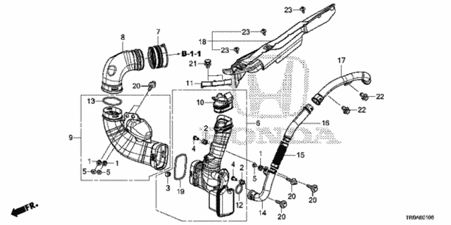 Resonator Chamber (2.4L) (KA/KC) for 2013 Honda Civic #0